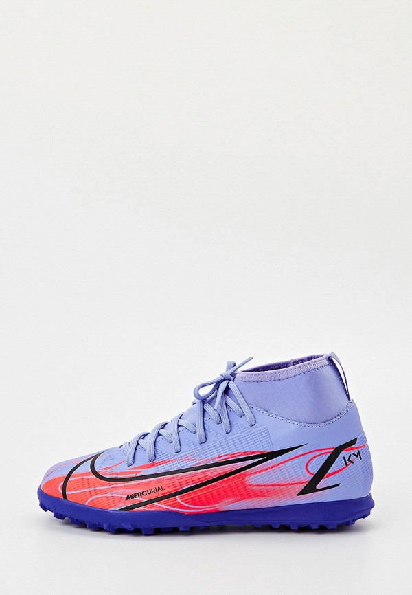 

Шиповки Nike, Фиолетовый, JR SUPERFLY 8 CLUB KM TF