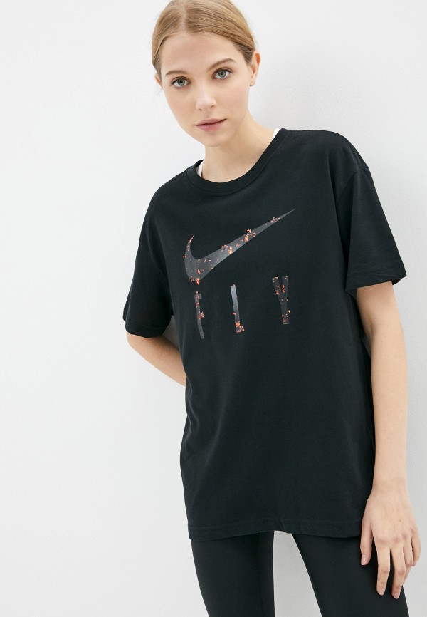 

Футболка спортивная Nike, Черный, W NK DF SSNL SWSH FLY SS TEE