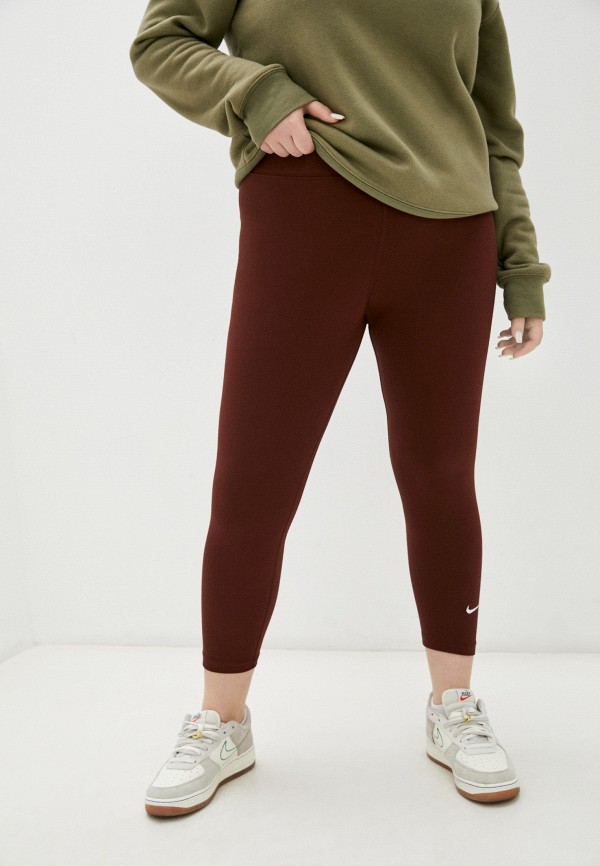 

Леггинсы Nike, Коричневый, W NSW ESSNTL MR LGGNG PLUS