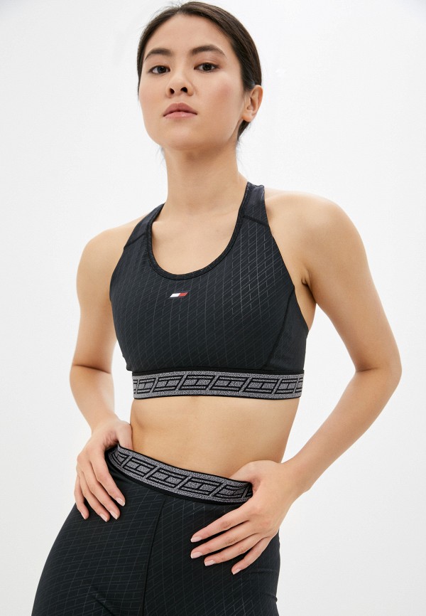 

Топ спортивный Tommy Hilfiger, Черный, SPORT