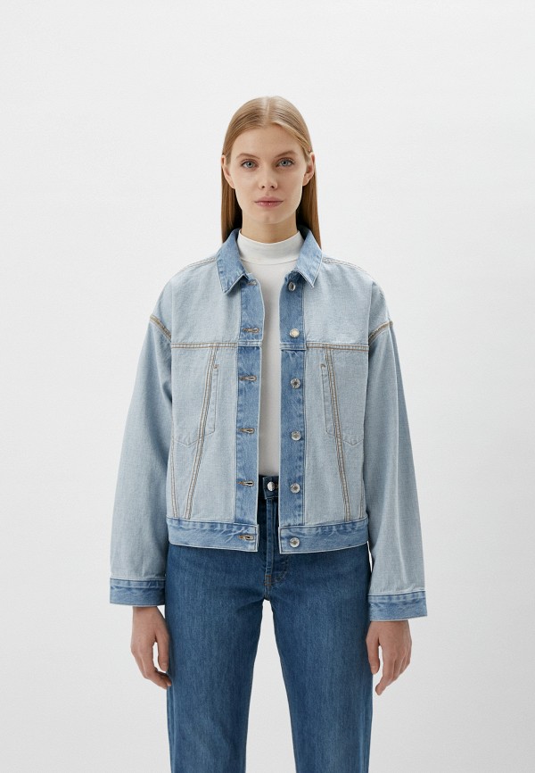 Куртка джинсовая Helmut Lang голубого цвета