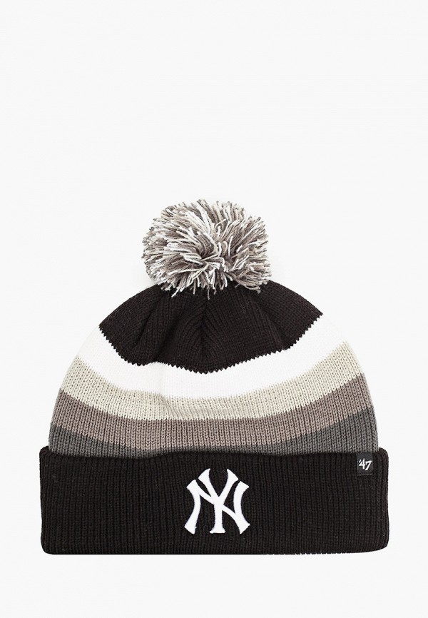 

Шапка '47 Brand, Серый, MLB New York Yankees HIGHLIGHTER CUFF KNIT
