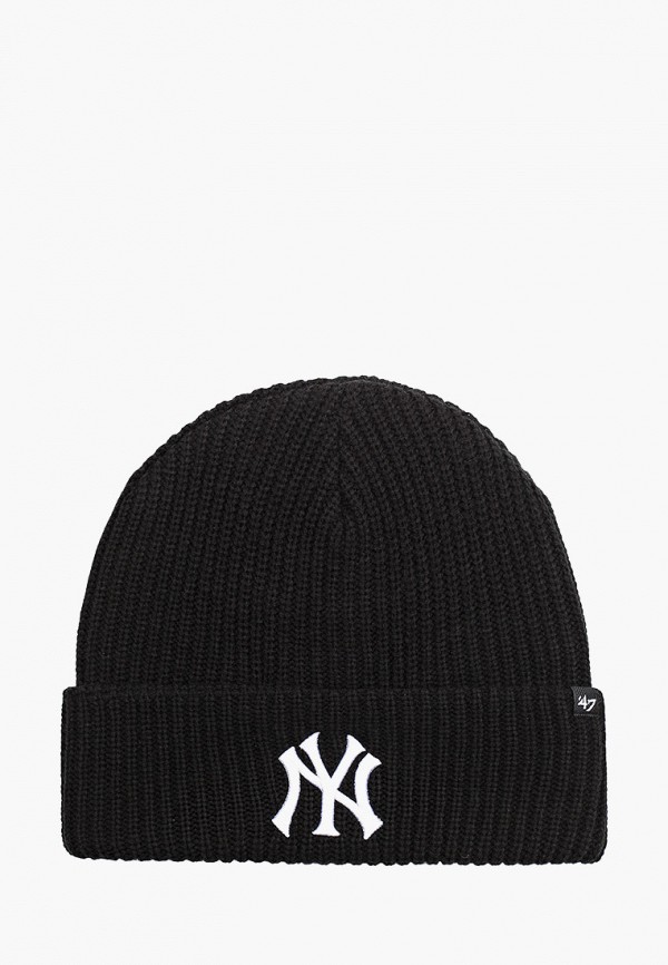 

Шапка '47 Brand, Черный, MLB New York Yankees UPPER CUT CUFF KNIT