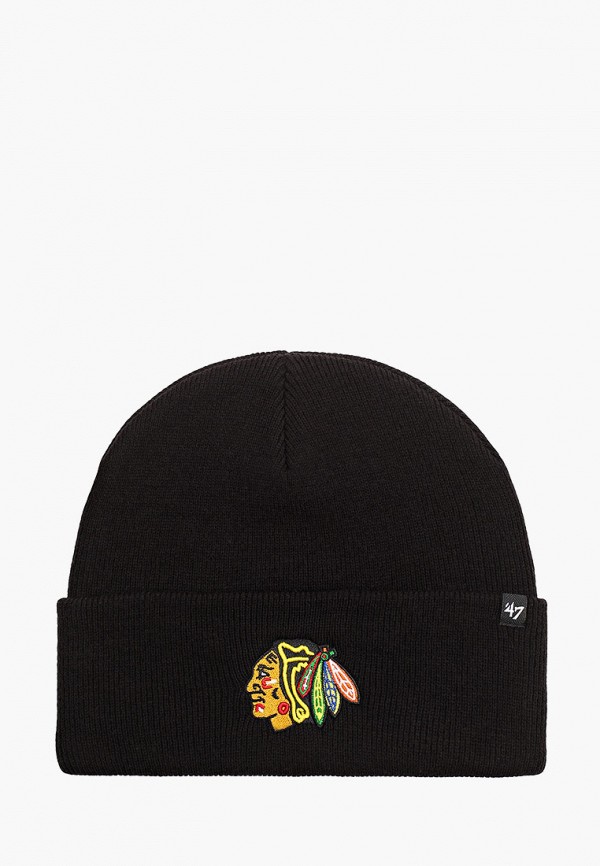 

Шапка '47 Brand, Черный, NHL Chicago Blackhawks HAYMAKER CUFF KNIT