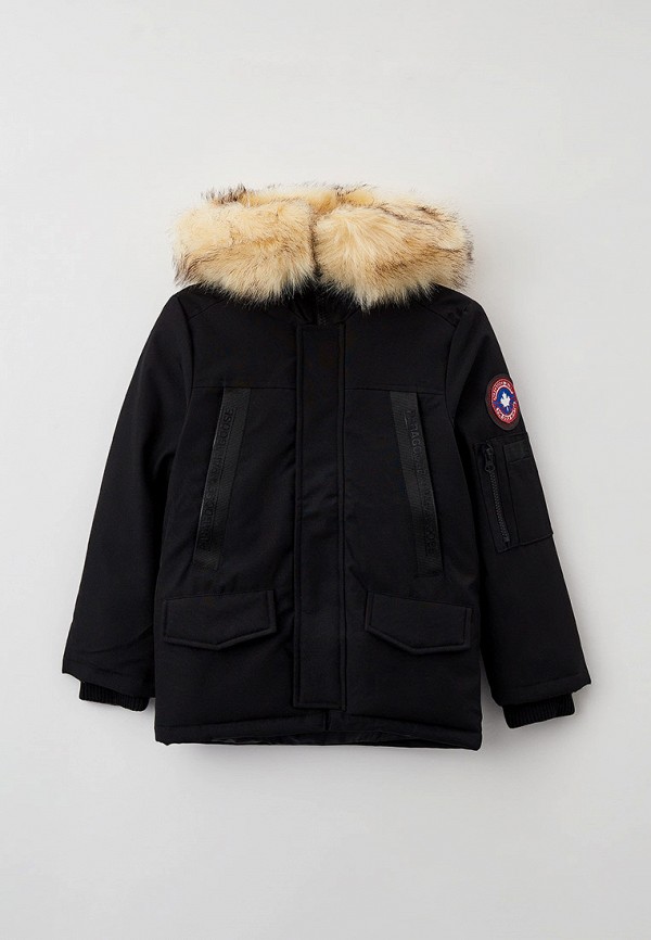 Куртка для мальчика утепленная Paragoose DAVOS KIDS BLACK