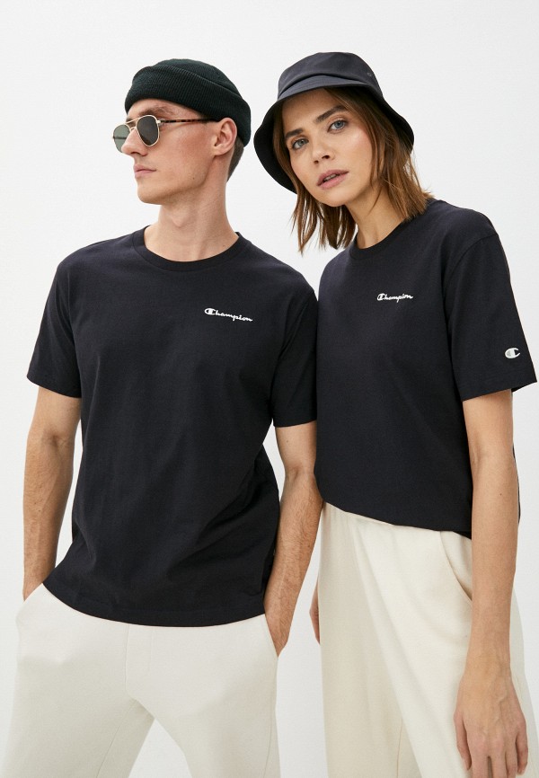 

Футболка Champion, Черный, ECO FUTURE Crewneck T-Shirt
