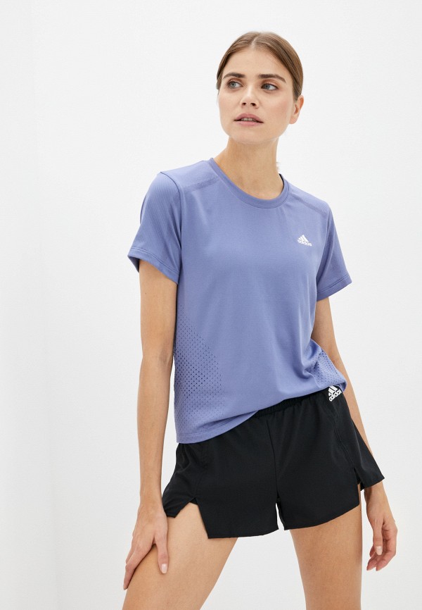 

Футболка спортивная adidas, Голубой, W SML T