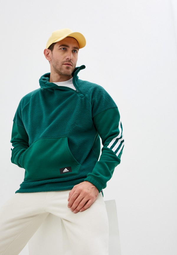 

Олимпийка adidas, Зеленый, M FI WTR 1/4ZIP