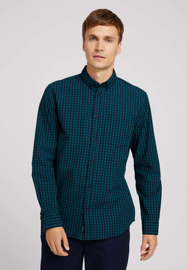 

Рубашка Tom Tailor, Бирюзовый, Tom Tailor RTLAAW810701