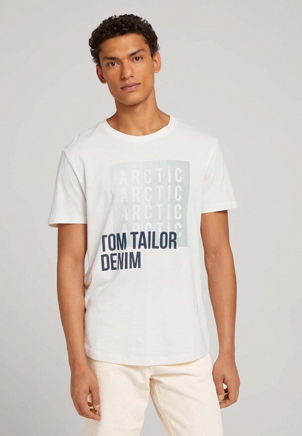 

Футболка Tom Tailor Denim, Белый, Tom Tailor Denim RTLAAW811401