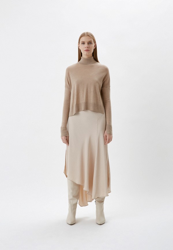 

Водолазка и платье AllSaints, Бежевый