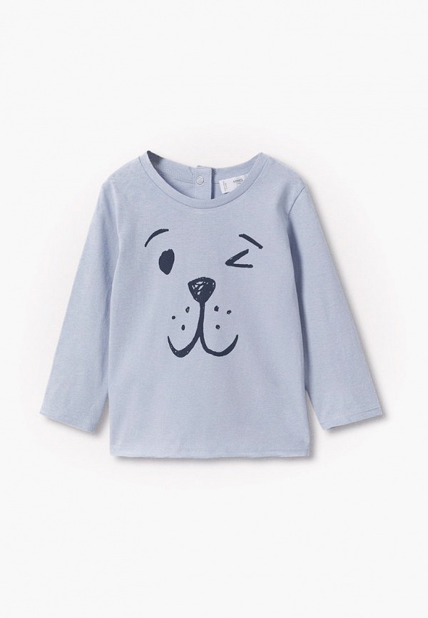 

Лонгслив Mango Kids, Голубой, CARITA