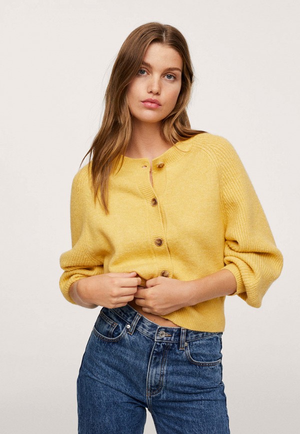 

Кардиган Mango, Желтый, HUMMA