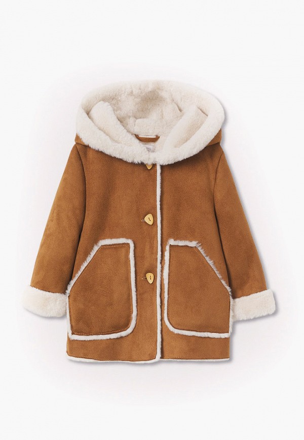 

Пальто Mango Kids, Коричневый, Mango Kids RTLAAW839202