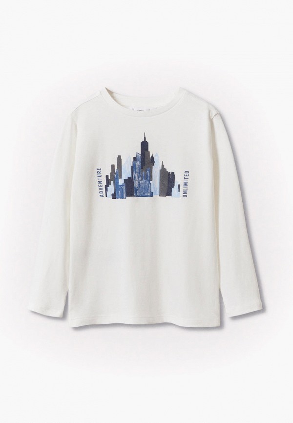 

Лонгслив Mango Kids, Белый, Mango Kids RTLAAW840401
