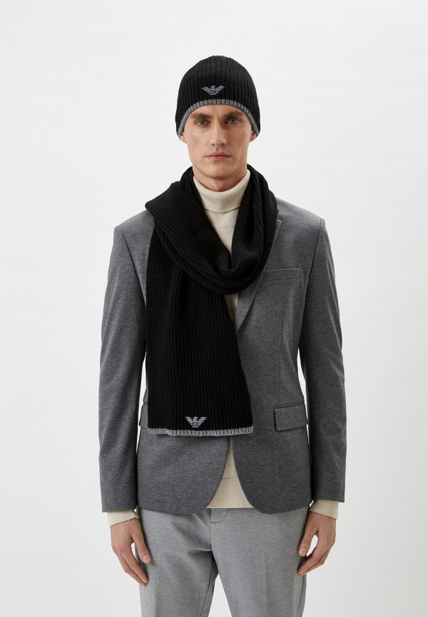 фото Шапка и шарф emporio armani
