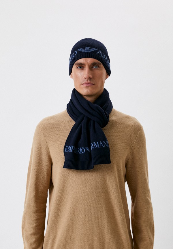 фото Шапка и шарф emporio armani