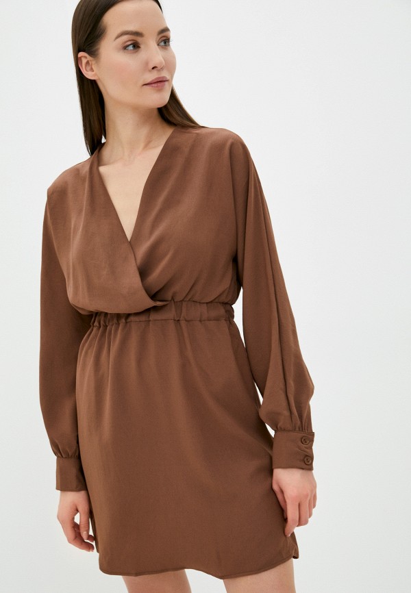 

Платье Trendyol, Коричневый, Trendyol RTLAAW864301