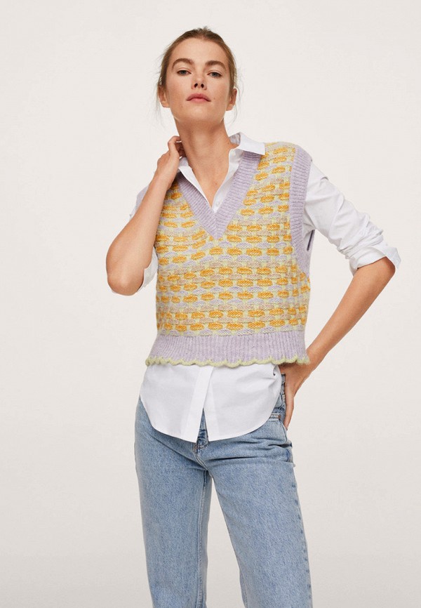 

Жилет Mango, Разноцветный, GOFRE