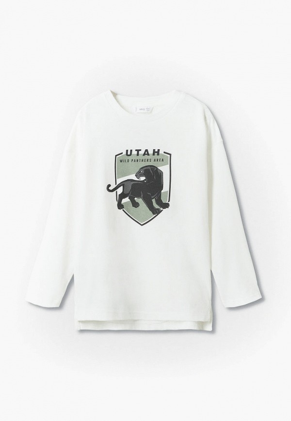 

Лонгслив Mango Kids, Белый, Mango Kids RTLAAW906601