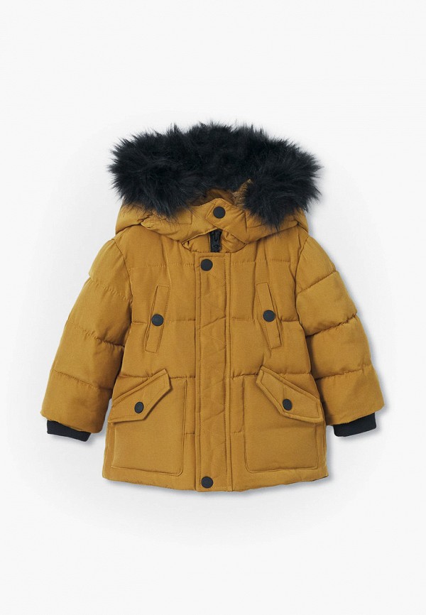 

Куртка утепленная Mango Kids, Желтый, LEO