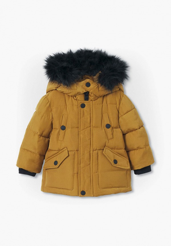 

Куртка утепленная Mango Kids, Желтый, LEO