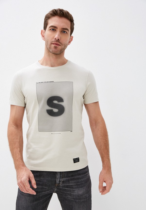 

Футболка Sisley, Бежевый, Sisley RTLAAW924901