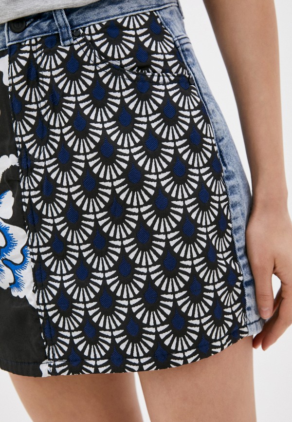 

Юбка джинсовая Desigual, Синий, Desigual RTLAAW941101