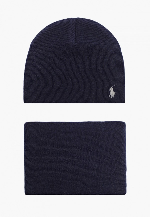 

Шапка и шарф Polo Ralph Lauren, Синий, Polo Ralph Lauren RTLAAW947701