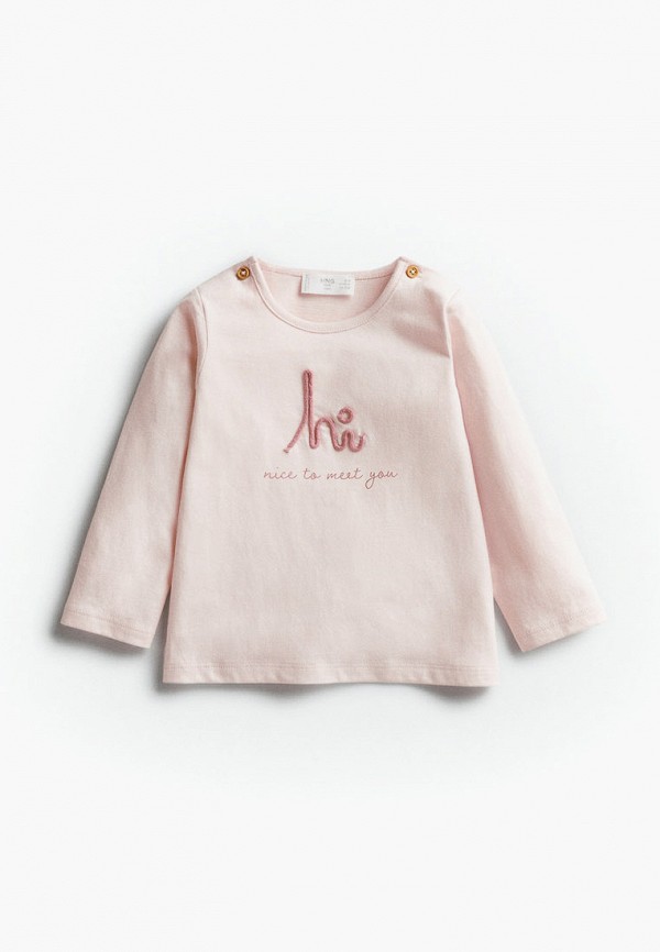 

Лонгслив Mango Kids, Розовый, HI