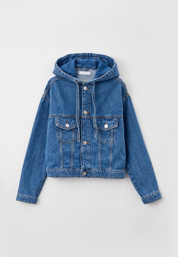 

Куртка джинсовая Mango Kids, Синий, HOODIE