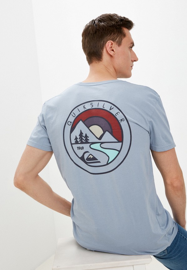 

Футболка Quiksilver, Голубой, MOUNTAINVIEWSS M TEES BKF0