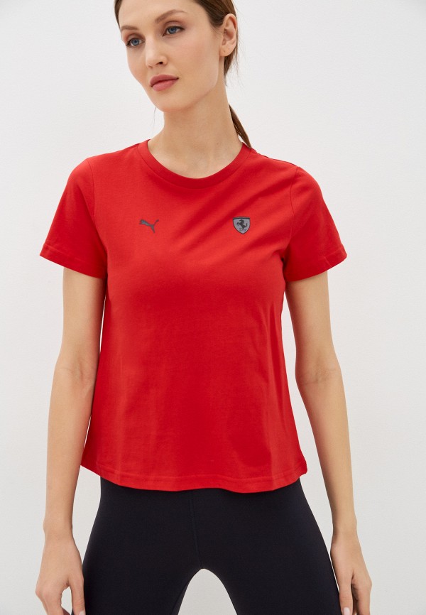 

Футболка PUMA, Красный, Ferrari Style Wmn Shield Tee