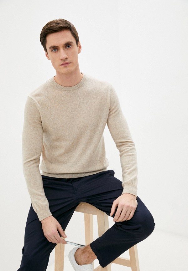 

Джемпер United Colors of Benetton, Бежевый, United Colors of Benetton RTLAAX077401