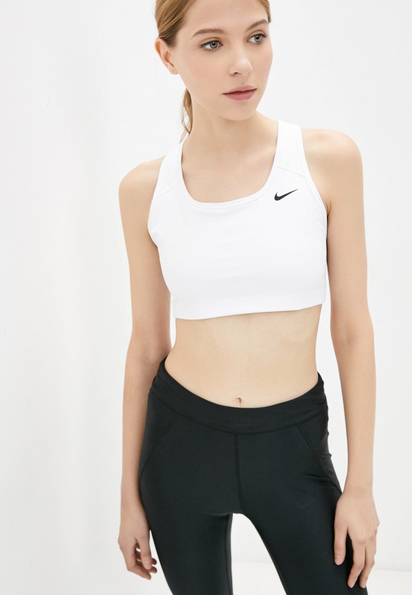 

Топ спортивный Nike, Белый, W NK DF SWSH NONPDED BRA