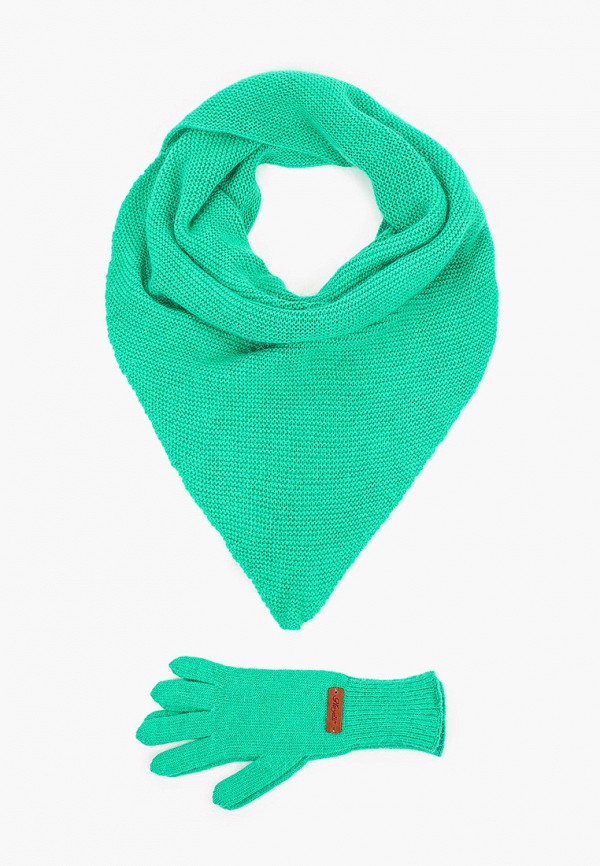 

Палантин и перчатки Noryalli, Зеленый, Baktus scarf