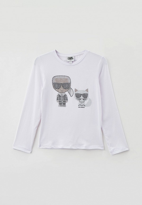 фото Лонгслив karl lagerfeld kids