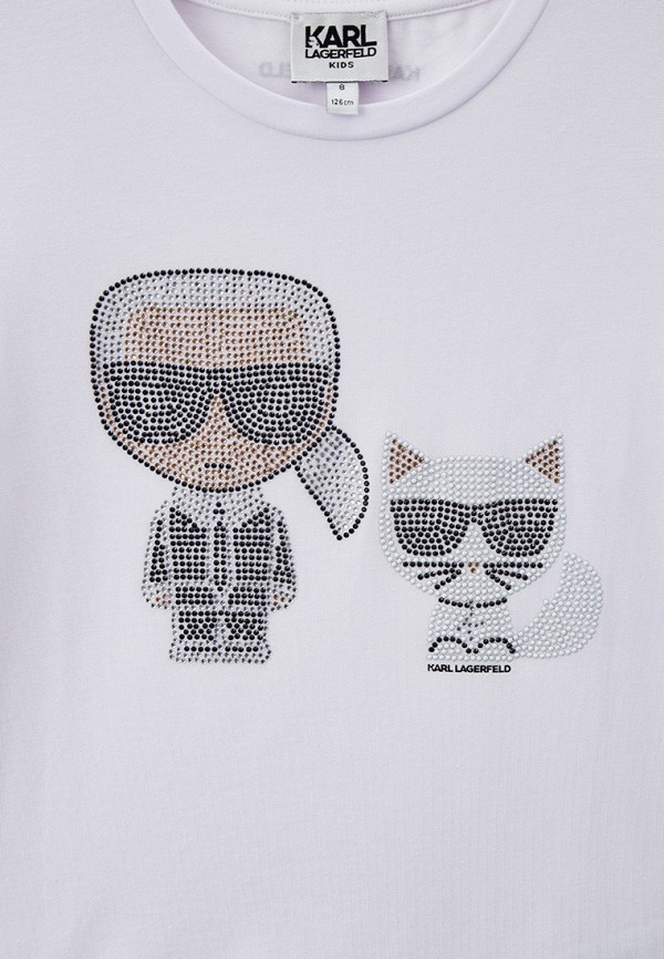 фото Лонгслив karl lagerfeld kids