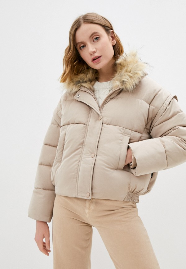 

Куртка утепленная Missguided, Бежевый