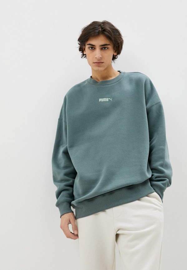 

Свитшот PUMA, Зеленый, Classics Oversized Crew FL