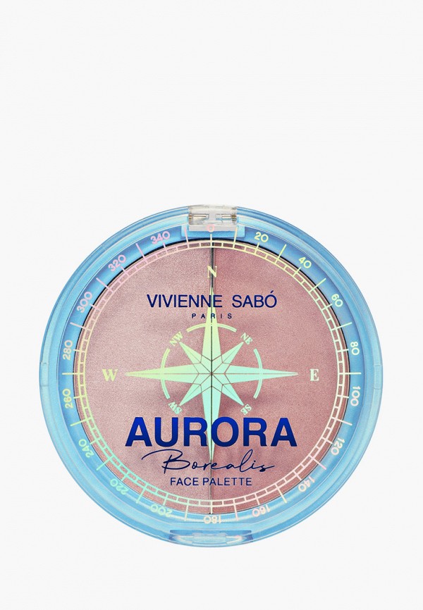

Палетка для лица Vivienne Sabo, Розовый, Aurora Borealis, тон 01