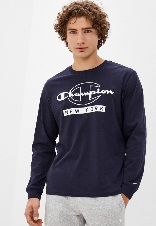 

Лонгслив Champion, Синий, LEGACY GRAPHIC SHOP AUTHENTIC Long Sleeve Crewneck T-Shirt