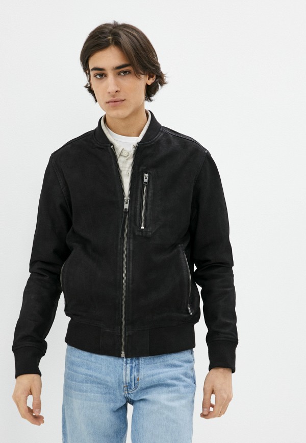 

Куртка кожаная Jack & Jones, Черный