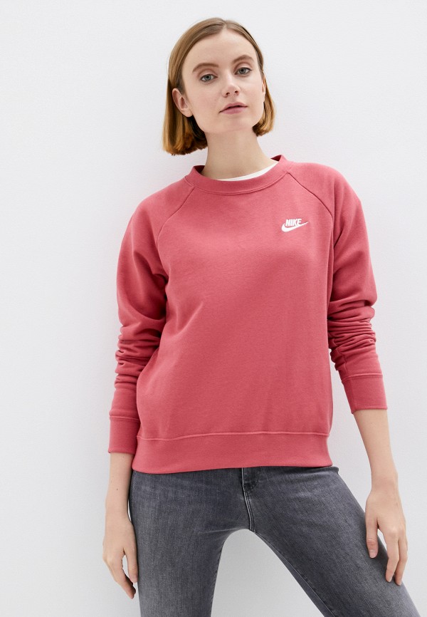 

Свитшот Nike, Розовый, W NSW ESSNTL FLC CREW