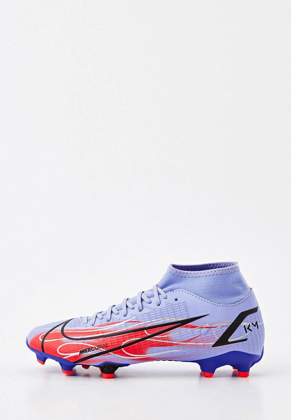 

Бутсы Nike, Фиолетовый, SUPERFLY 8 ACADEMY KM FG/MG