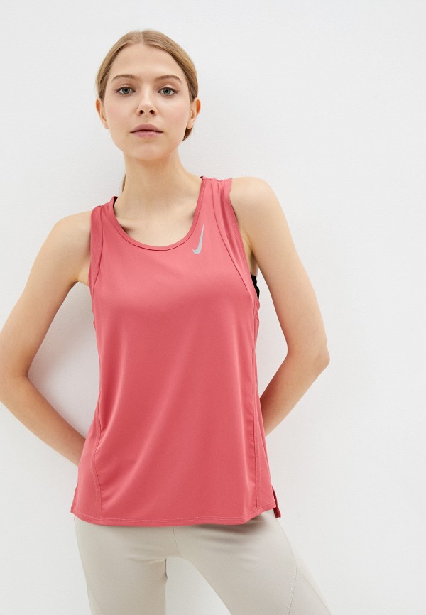 

Майка спортивная Nike, Розовый, W NK DF RACE SINGLET