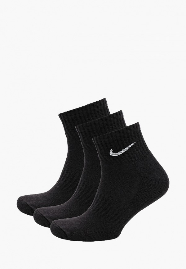 

Носки 3 пары Nike, Черный, U NK EVERYDAY CUSH ANKLE 3PR
