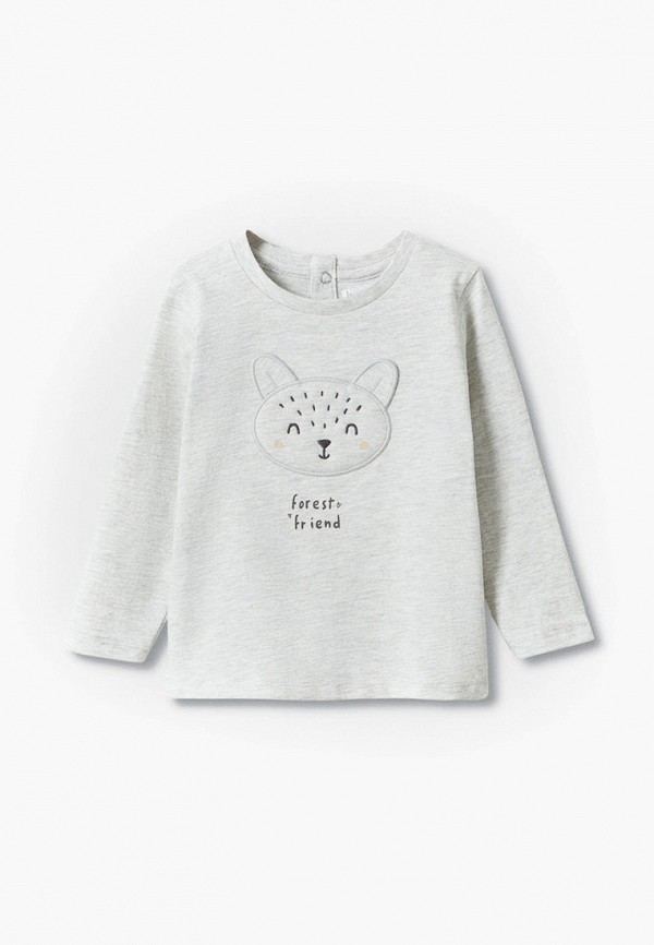 

Лонгслив Mango Kids, Серый, FOREST