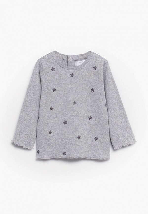 

Лонгслив Mango Kids, Серый, Mango Kids RTLAAX529102
