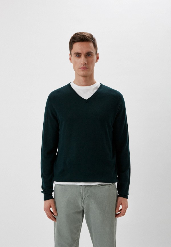 Пуловер Baldinini зеленого цвета
